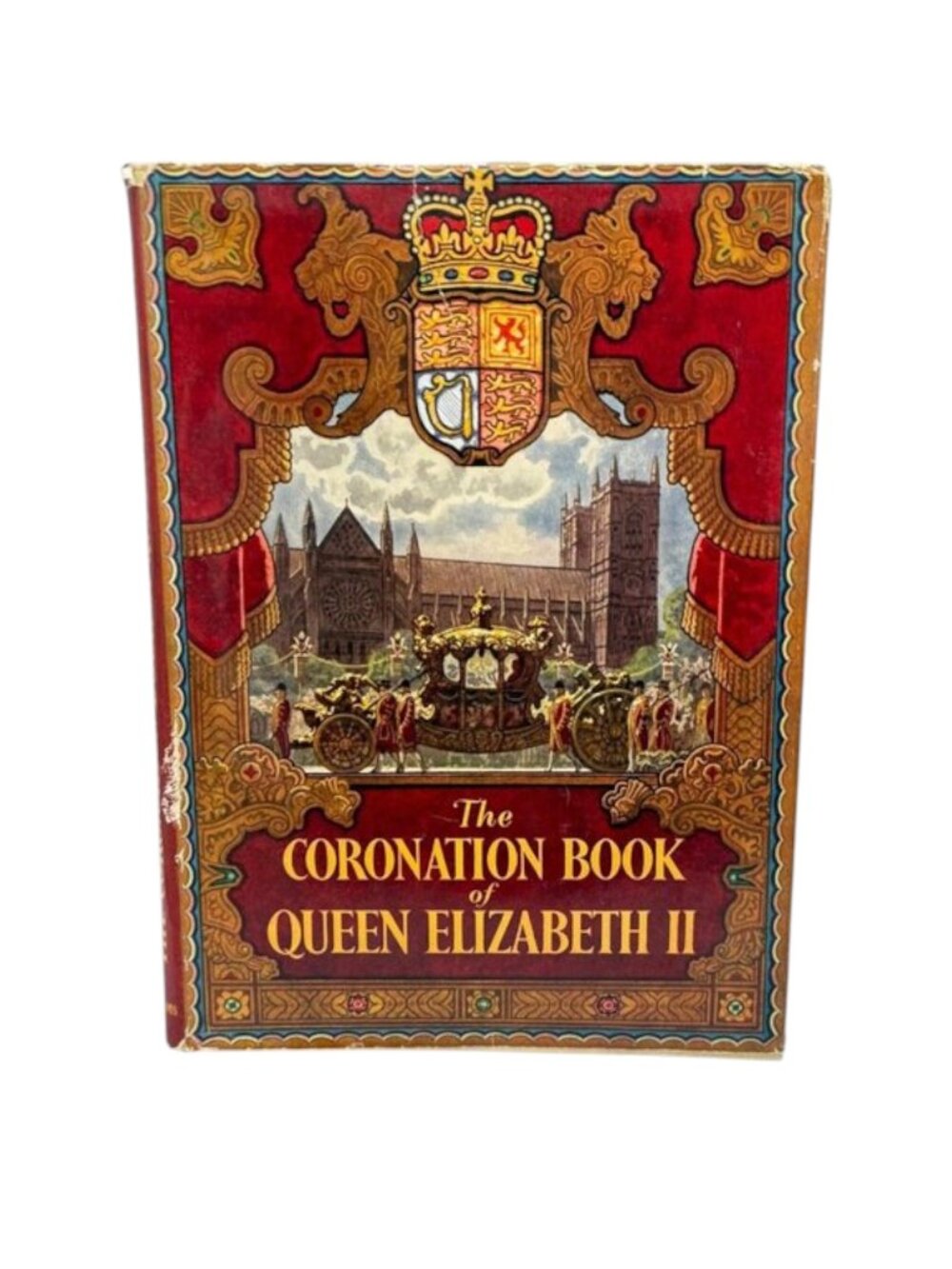 Vintage The Coronation Book Queen Elizabeth‎ II HC DJ 1953